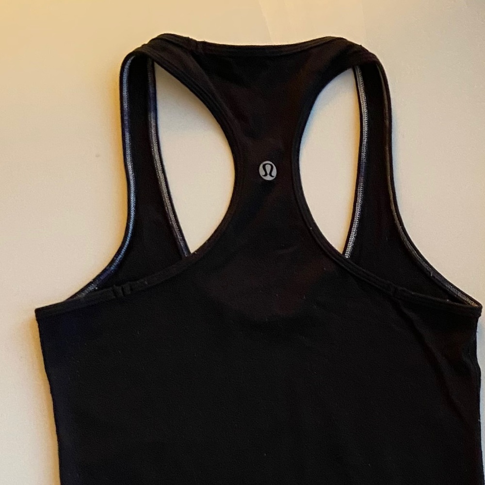 Lululemon black Cool Racerback Tank size 4